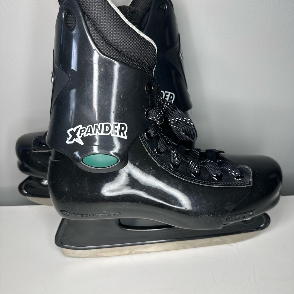 Black Kids Ice Skates Hespeler Xpander lace up